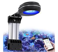 PopBloom WiFi Led Aquarium Light RL60, Smart-APP Control Marine Tank Lighting Full Spectrum for Saltwater SPS/LPS Coral Fish Tanks (60W RL60 (Black))