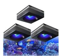PopBloom WiFi Led Aquarium Reef Light 100W, Smart-APP Control Marine Tank Lighting Full Spectrum for Saltwater SPS/LPS Coral Fish Tanks (3 Lamp with Hanging Kit)