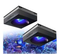 PopBloom WiFi Led Aquarium Reef Light 200W, Smart-APP Control Marine Tank Lighting Full Spectrum for Saltwater SPS/LPS Coral Fish Tanks (2 Lamps with Hang Kit)