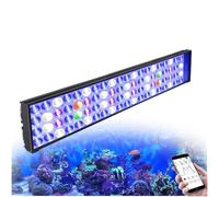 PopBloom WiFi Marine Aquarium Lighting, Saltwater Aquarium LED Full Spectrum Aquarium Lamp for Reef Coral SPS/LPS Tank (for 20in - 28in)