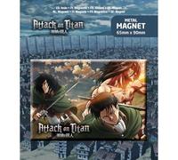 Popbuddies - Attack on Titan: Trio Magnet, Fridge Magnet - 6 x 9 cm - Original & Licensed