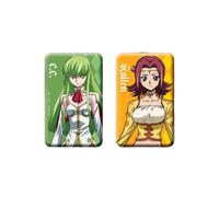 POPBuddies Code Geass - Lelouch of the Re:surrection Badge pack, set of 2: C.C. and Kallen