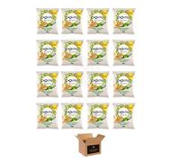 Popchips Potato Snacks - Popped Not Fried Crisps Variety with Flavours | Vegan Light Crunchy Crisps Snack Bags for Lunchboxes, Work, Travel & Sharing (Pack of 16, SOUR CREAM & ONION £1.35)