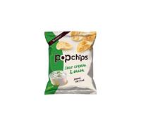 Popchips Sour Cream and Onion Popped Potato Chips 23 g (Pack of 24)
