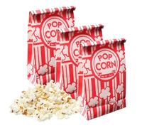 Popcorn Bags 30 Pcs Popcorn Paper Bag Movie Night Pop Corn Box Sleeves Disposable Candy Snacks Container for Party Supplies Carnival Wedding Popcorns Machine Accessories 18 * 9 * 6cm
