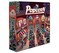 IELLO Board Game Popcorn – Bag-Building & Placement, Manage Cinema, Ages 10+, 2-4 players