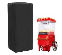 Popcorn Cart Cover, Waterproof Oxford Cloth Cart Protector With Adjustable Drawstring Bottom Buckle Design Black 63X45x135cm