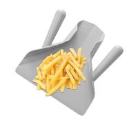 Popcorn Chip Scoop 2 Handle 20.5 x 23.2 x 5 cm French Fries Spoon Straight Handle Popcorn PC Food Grade Spoon Chips Spoons Serving Shovel Fritess for Snacks, Desserts, Chips and Potatoes