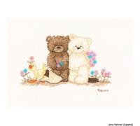 POPCORN FRIENDS - Counted Cross Stitch Kit: Popcorn Friends - Vervaco Groves & Thames Multi One Size