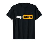 Popcorn Funny Popcorn Lovers Cinema Movie Snack Halloween T-Shirt
