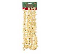 Kurt Adler Plastic Popcorn 9' Christmas String Garland Set of 3