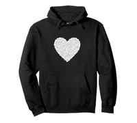 Popcorn Heart Shape Love Movie Marathon Nights Pullover Hoodie