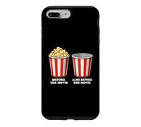 Popcorn Humor Funny Before The Movie Buckets Joke Movie Goer Case for iPhone 7 Plus/8 Plus