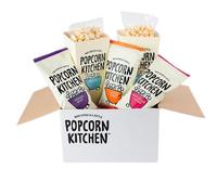 Popcorn Kitchen Big Night In, Popcorn Party Box. Hand Popped in a Kettle, Suitable for Vegetarians, Movie Nights and Football Fans
