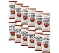 Popcorn Kitchen, Gourmet Popcorn, Chocolate Brownie, Hand Popped in a Kettle, Suitable for Vegetarians. Treat Snack Packs, 12x 30g