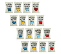 Popcorn Kitchen, Gourmet Popcorn, Mixed Snacking Discovery Box, Hand Popped in a Kettle, Suitable for Vegans. Snack Packs, 16x 30g