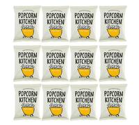 Popcorn Kitchen, Gourmet Popcorn, Simply Sweet, Hand Popped in a Kettle, Suitable for Vegans. Sharing Bags 12x 100g