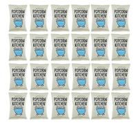 Popcorn Kitchen, Gourmet Popcorn, Sweet and Salt, Hand Popped in a Kettle, Suitable for Vegans. Snack Packs, 24x 30g