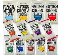 Popcorn Kitchen Ultimate Gourmet Popcorn Snacking Box, 13 Flavours, 26 Snack Bags, Hand-Popped in a Kettle