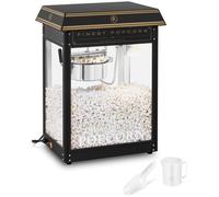 Popcorn Machine Black & Gold - Popcorn Makers by Royal Catering Black