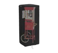 Popcorn Machine Cover - 420D Oxford Cloth Heavy Duty, Waterproof Dust Protective Shell, Windproof Buckles Adjustable Drawstring | Outdoor Cart Cover For Snow Rain Sun Block, Replacement Parts with Win