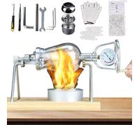 popcorn machine， Hand Popcorn Machine Home Small 304 Stainless Steel Grain Amplifier Old-Fashioned Mini Popcorn Pot,328ml(268ml)