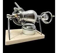 popcorn machine, Vintage 304 Stainless Steel Popcorn Machine, Manual Crank Popcorn, Mini Hand Grain Popcorn Heating Slow Boost Popcorn Maker for Family Gatherings Party Fun