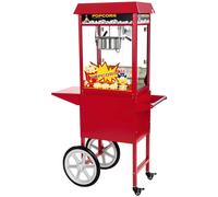 Popcorn Machine With Cart red - Popcorn Makers by Royal Catering Red
