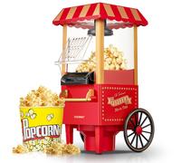 Popcorn Maker 1200W, Home Hot Air Popcorn Machine, Healthy & Fat-Free, Easy to Clean & Use, Best Theater Popcorn Popper for Movie Night,Parties, Kids