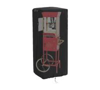 Popcorn Maker Cawl, Popcorn Trolley Cover | Waterproof Popcorn Machine Dust Cover - Adjustable Cord Protector With Wind Buckles Outdoor Storage Indoor