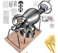 Popcorn Maker - Chinese Puffed Rice Pressure Popcorn Popper, Stovetop Healthy Snack Machine (268ml), Home Use