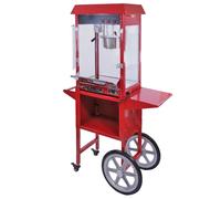 8 Ounce KuKoo Popcorn Maker Large Machine w/Matching Cart - Perfect for Home