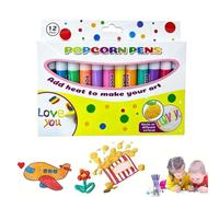 Popcorn Pens,Puffy Popcorn Pens 3d,DIY BubblePopcorn DrawingPens