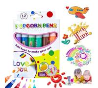 Popcorn Pens,Puffy Popcorn Pens 3d,DIY BubblePopcorn DrawingPens