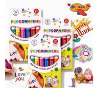 Popcorn Pens,Puffy Popcorn Pens 3d,DIY BubblePopcorn DrawingPens