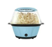 Popcorn Popper Blue Stirring Popcorn Machine with Serving Bowl Large Capacity Heating Chamber High Speed Small Portable Maker