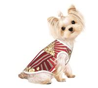 Popcorn Print Print Dog Shirt Summer Pet T-Shirts Stretchy Cats Dogs Tee Shirt Sleeveless Tank Top Dog Vest