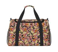Popcorn Print Travel Duffel Bag Large Foldable Waterproof Overnight Bag Beach Swim Bags Pool Sports Gym
