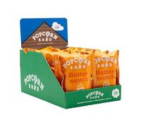 Popcorn Shed Butterscotch Gourmet Popcorn (16 x 24g) - Vegan Salted Butterscotch Caramel, Easy & Low Calorie Snack, Perfect for Parties, Movie Nights & Gifting