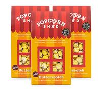 Popcorn Shed Butterscotch Gourmet Popcorn (3 x 80g) - Vegan Salted Butterscotch Caramel, Easy & Low Calorie Snack, Perfect for Parties, Movie Nights & Gifting