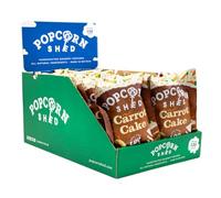 Popcorn Shed Carrot Cake Gourmet Popcorn Gluten Free (16 x 24g) - Carrot Cake Flavoured Caramel Popcorn with Cream Cheese Frosting, Low Calorie Snack, Perfect for Parties, Movie Nights & Gifting