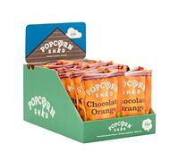 Popcorn Shed Chocolate Orange Gourmet Popcorn (16 x 24g) - Vegan Dark Chocolate Flavoured Popcorn with Orange, Easy & Low Calorie Snack, Perfect for Parties, Movie Nights & Gifting