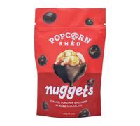 Popcorn Shed Dark Chocolate Popcorn Nuggets (8 x 100g) - Caramel Popcorn Coated In Rich Dark Chocolate, Easy & Vegan Snack, Perfect for Parties, Movie Nights & Gifting