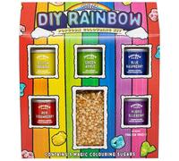 Popcorn Shed DIY Rainbow Popcorn Kit with 5 Colourful Fruity Flavours & 500g Kernels - Sweet Popcorn Making Set for Kids’ Activities, Family Movie Nights, Birthday Parties, Sleepovers & Gifts