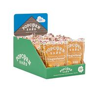 Popcorn Shed Gingerbread Popcorn Snack Pack, 24g, Pack of 16, Gingerbread Caramel Popcorn, Gluten Free, Natural & Vegan Lunch Box & Movie Night Snacks, Brown