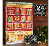 Popcorn Shed Gourmet Popcorn Advent Calendar 2025 (24 Days of Popcorn) - 12 Luxury Flavours, All Natural Ingredients, Vegetarian Foodie Gift, Non-Chocolate Gourmet Popcorn Christmas Advent Calendar