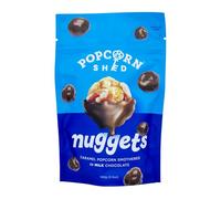 Popcorn Shed Milk Chocolate Popcorn Nuggets (8 x 100g) - Caramel Popcorn Coated In Rich Milk Chocolate, Easy & Vegetarian Snack, Perfect for Parties, Movie Nights & Gifting