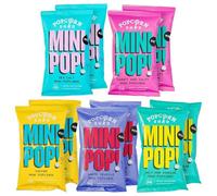 Popcorn Shed Mini Popcorn Mixed Variety Pack of 10 (5 Different Flavours x 2) - Gourmet Popcorn, Sweet & Savoury Pop corn Flavours, Easy & Low Calorie Snack, Perfect for Parties, Movie Night & Gifting