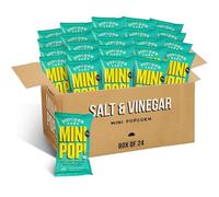 Popcorn Shed Mini Popcorn Salt & Vinegar (24 Packs) - Zingy, Light & Wonderfully Tasty, Easy & Low Calorie Snack, 100% Vegan & Gluten-Free, Perfect for Snacking, Parties, Movie Nights, Gifting & More