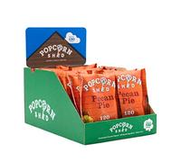 Popcorn Shed Pecan Pie Popcorn Snack Pack, 24g, Pack of 16 Pecan Nut Caramel Popcorn, Gluten Free, Natural & Vegetarian Lunch Box & Movie Night Snacks, Orange, 384g